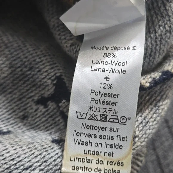 KENZO FLYING TIGER WOOL BLEND SWEATER SIZE LARGE.   #7358 - Picture 12 of 12